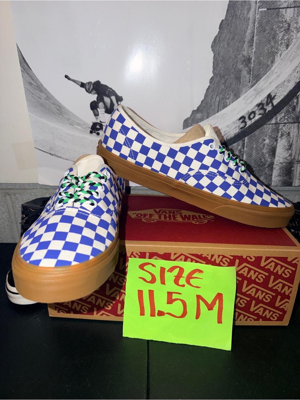 Vans Authentic Checkers sz 11.5 Men’s 13.0 Woman